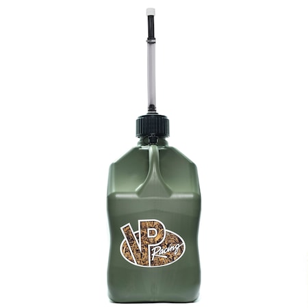 Vp Racing Utility Jug, Plastic, 5.5 gal, Camo, For Non-Fuel, Non Kerosene Products 3846-CA